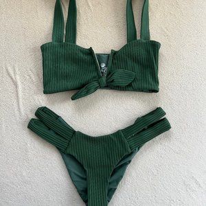 Beach Babe Bikini - Green - M